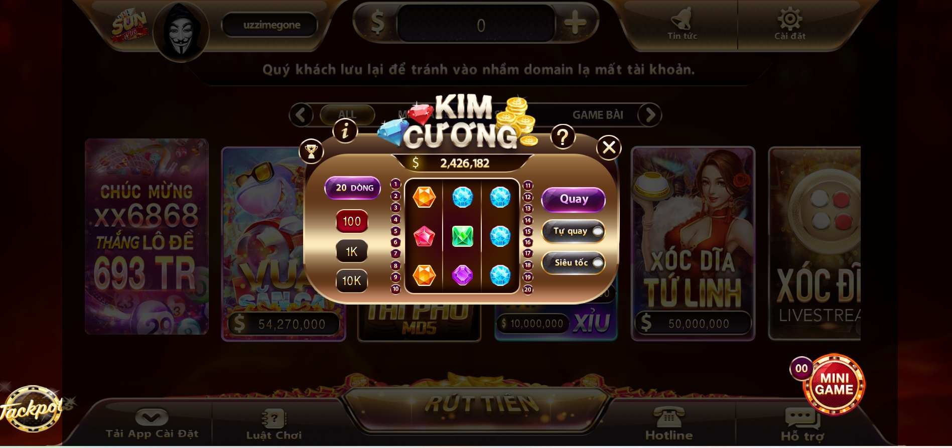 Xếp Kim Cương Sunwin - Tựa game được ưa chuộng nhất 2024